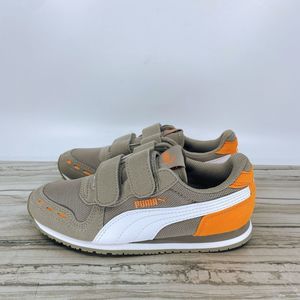 PUMA CABANA RACER MESH V PS (ORNG-GRY)